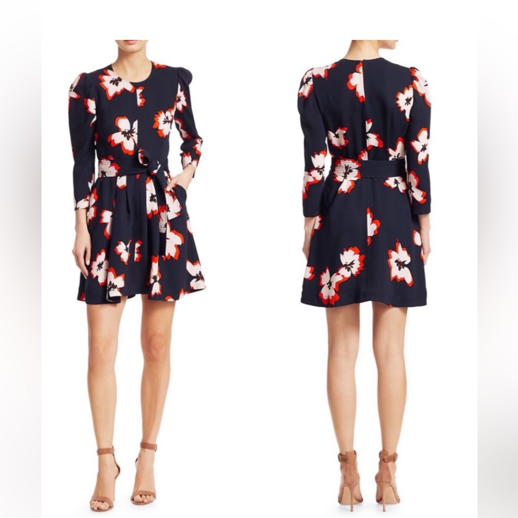 A.L.C. Stella Floral Silk Size 12